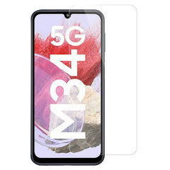Samsung Galaxy M34 (5G) / F34 (5G) Hærdet Glas Skærmbeskyttelse - Case Friendly - Gennemsigtig