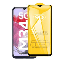 Samsung Galaxy M34 (5G) / F34 (5G) Hærdet Glas Skærmbeskyttelse - Full Fit - Sort Kant