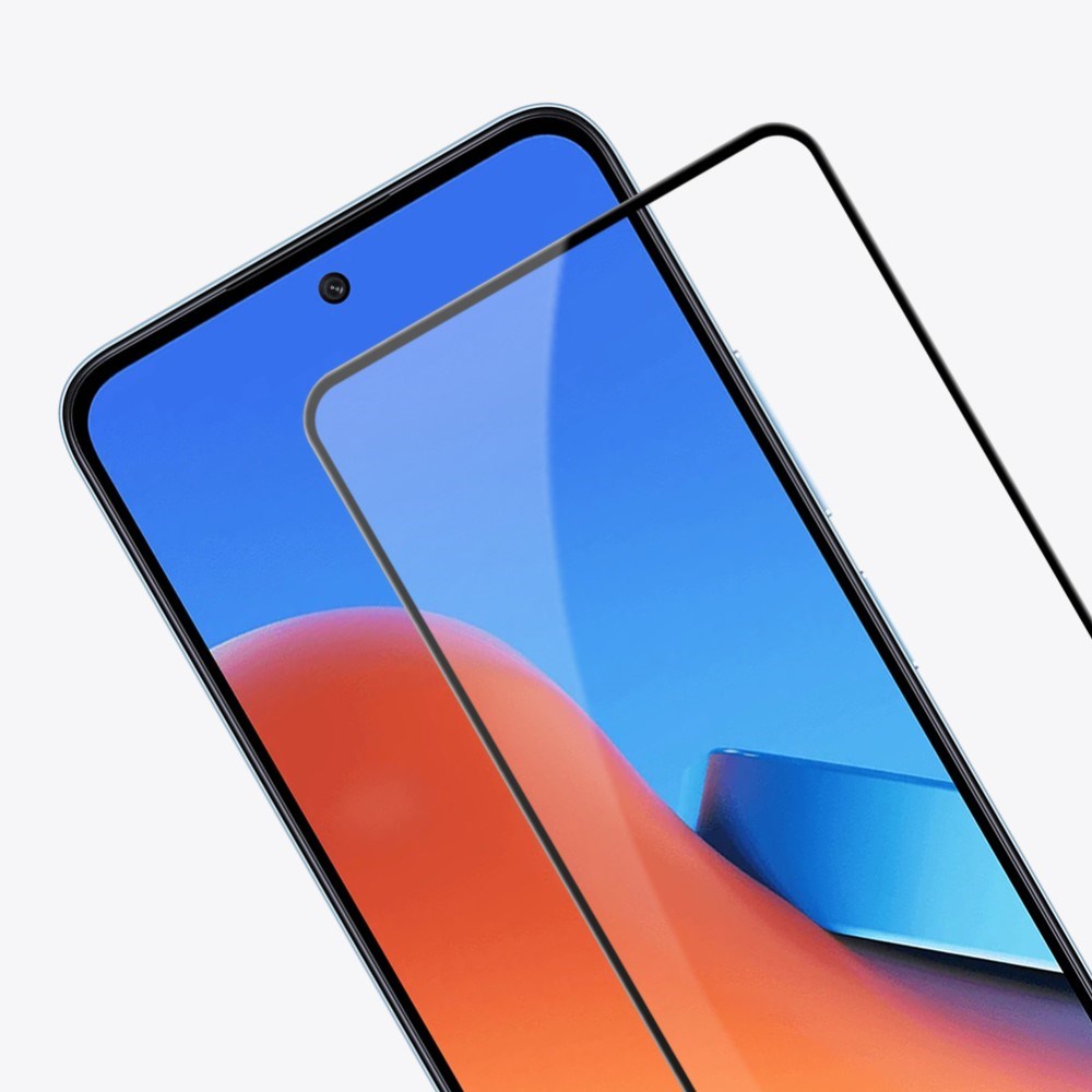 Xiaomi Redmi 12 Hærdet Beskyttelsesglas - Case Friendly - Gennemsigtig / Sort Kant