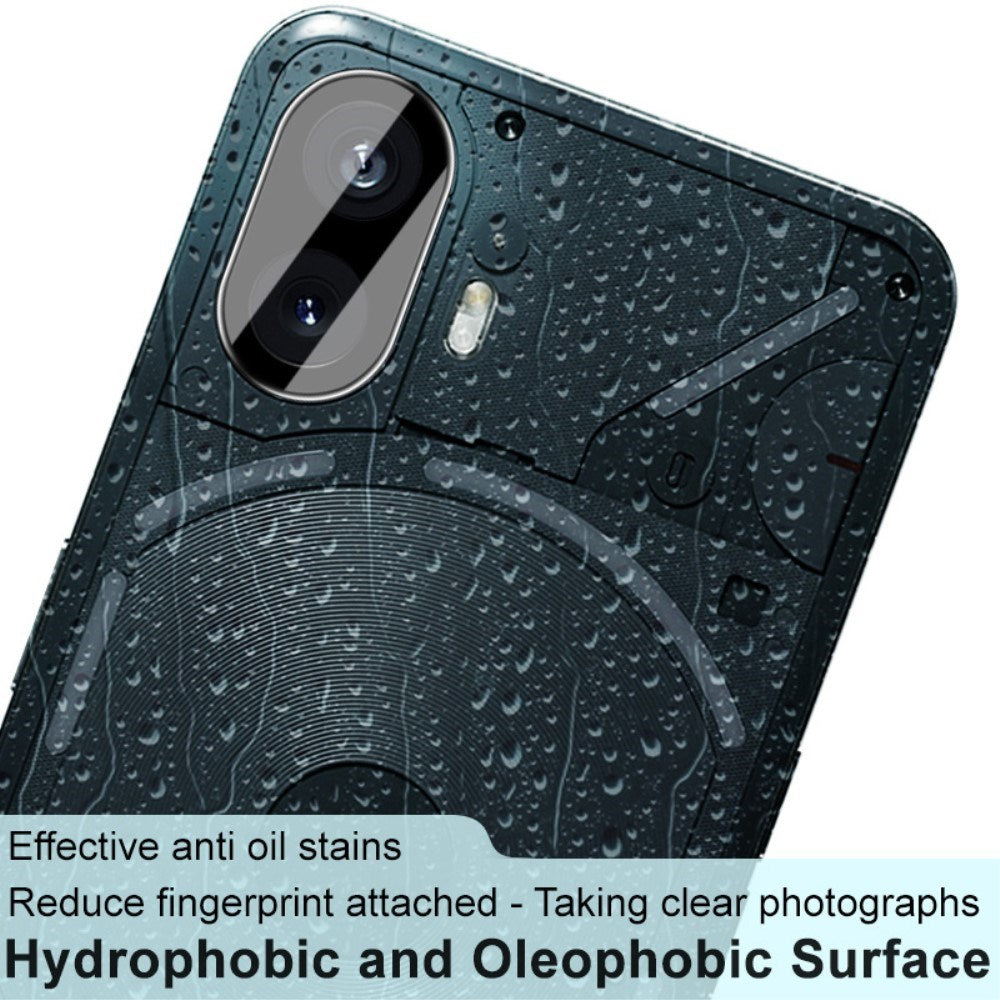 Nothing Phone (2) IMAK Beskyttelsesglas til Kameralinse - Gennemsigtig / Sort