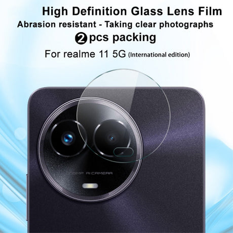 Realme 11 (5G) IMAK Beskyttelsesglas til Kameralinse - Gennemsigtig