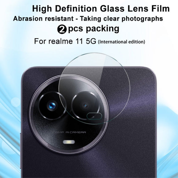 Realme 11 (5G) IMAK Beskyttelsesglas til Kameralinse - Gennemsigtig