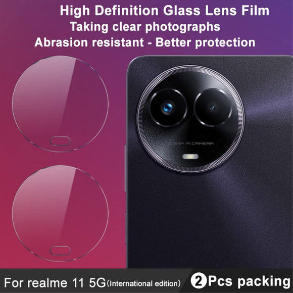 Realme 11 (5G) IMAK Beskyttelsesglas til Kameralinse - Gennemsigtig