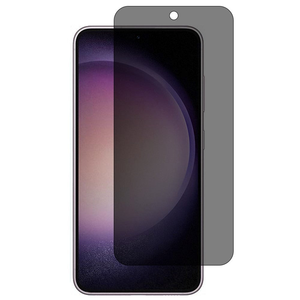 Samsung Galaxy S24 Skærmbeskyttelse m. Privacy - Hærdet Glas - Full Fit