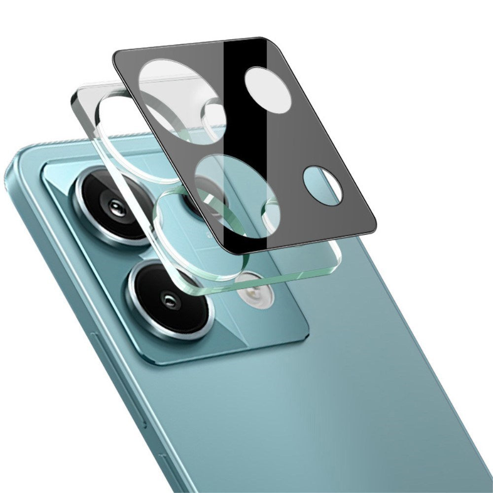 Xiaomi Redmi Note 13 Pro (5G) / Poco X6 IMAK Beskyttelsesglas til Kameralinse - Sort