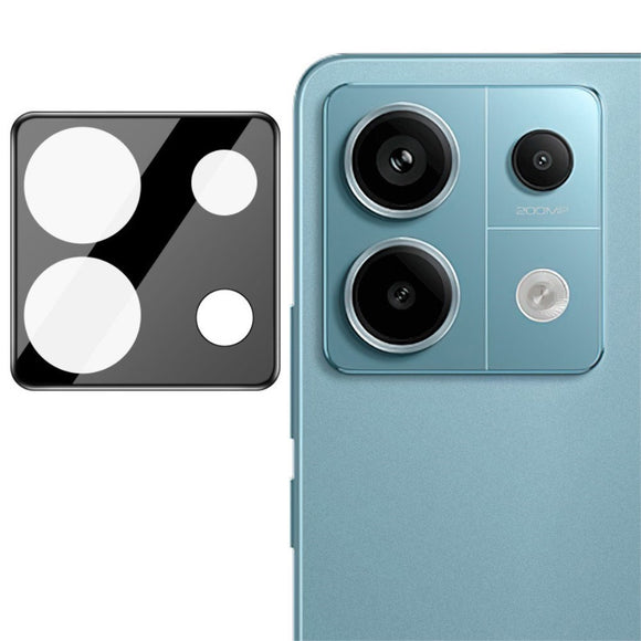 Xiaomi Redmi Note 13 Pro (5G) / Poco X6 IMAK Beskyttelsesglas til Kameralinse - Sort