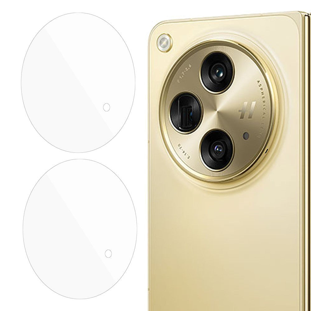 OnePlus Open Beskyttelsesglas Til Kameralinse - 2 Stk - Gennemsigtig