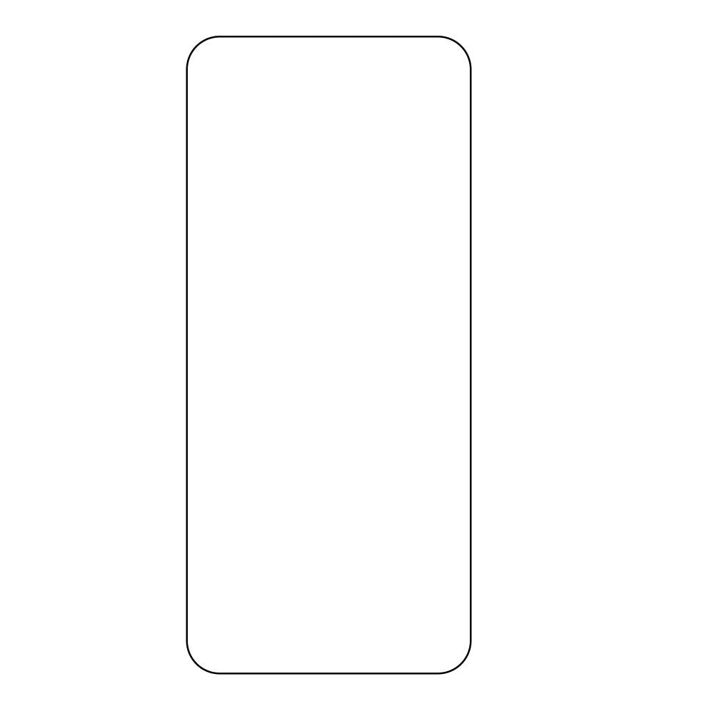 OPPO A79 (5G) Hærdet Glas - Case Friendly - Skærmbeskyttelse - Gennemsigtig m. Sort Kant