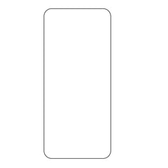 Oppo A79 (5G) Hærdet Glas - Case Friendly - Skærmbeskyttelse - Gennemsigtig m. Sort Kant