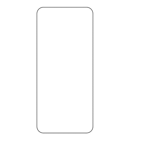 OPPO A79 (5G) Hærdet Glas - Case Friendly - Skærmbeskyttelse - Gennemsigtig m. Sort Kant