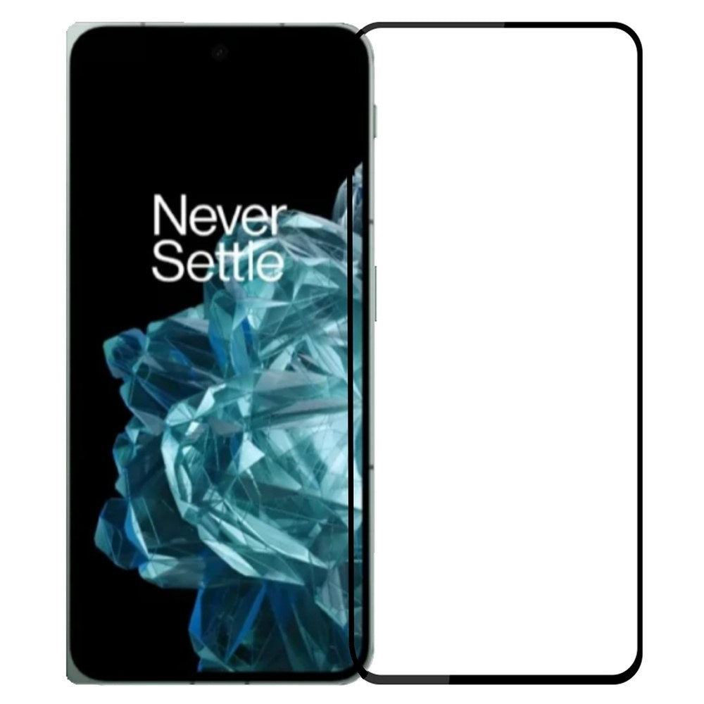 OnePlus Open Hærdet Beskyttelsesglas - Case Friendly - Gennemsigtig / Sort Kant