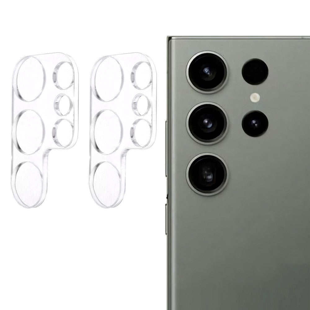Samsung Galaxy S24 Ultra Kameralinse Hærdet Beskyttelsesglas - 9H - Gennemsigtig