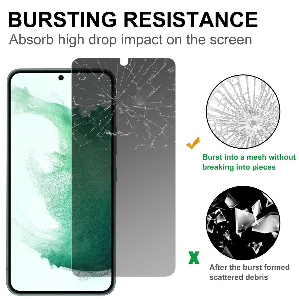 Samsung Galaxy S24 Hærdet Glas Full Fit Skærmbeskyttelse m. Privacy