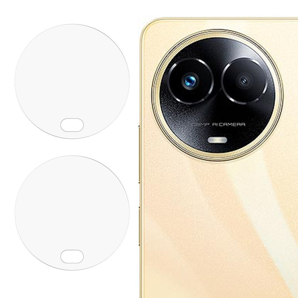Realme 11 5G Kameralinse Beskyttelsesglas - 2 stk. - Gennemsigtig