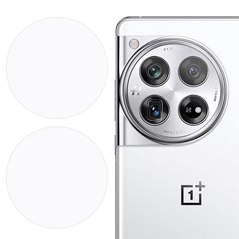 OnePlus 12 Kameralinse Hærdet Beskyttelsesglas - 9H - Gennemsigtig