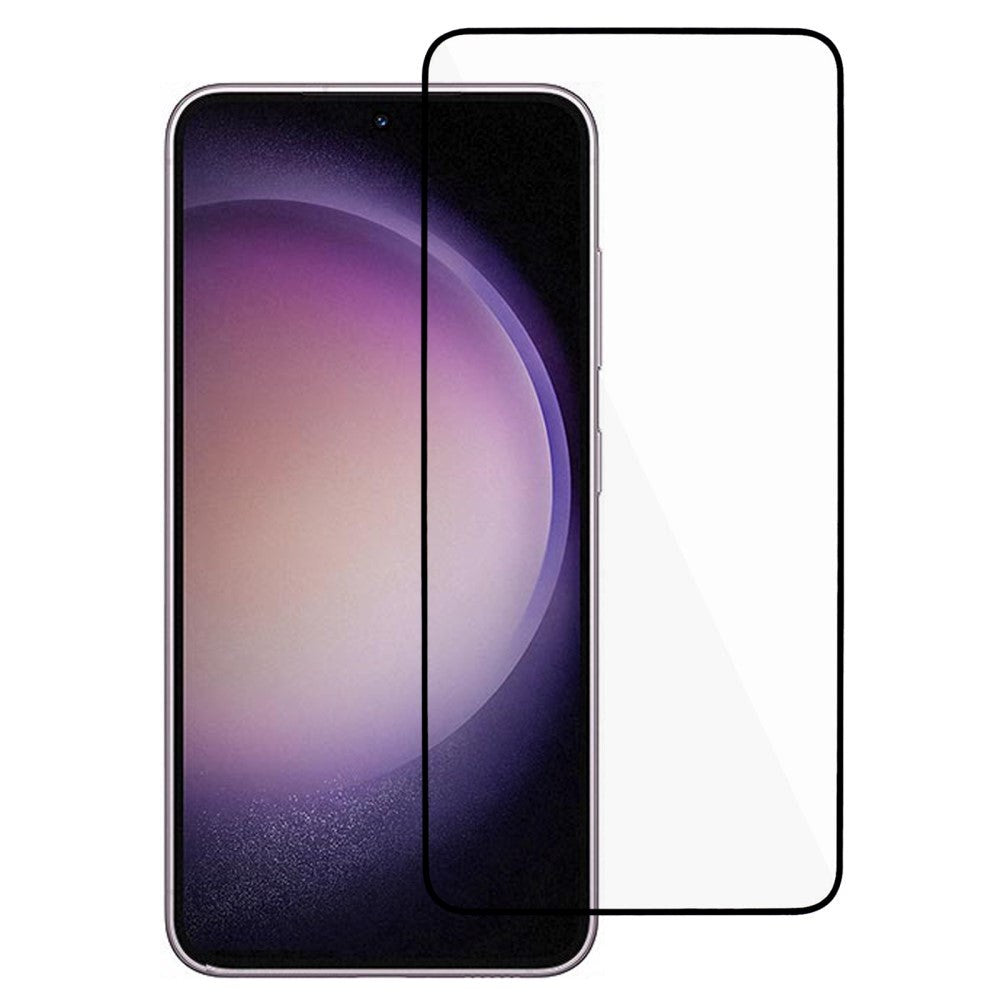 Samsung Galaxy S24 Hærdet Glas - Full-fit Skærmbeskyttelse - Sort Kant