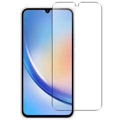 Samsung Galaxy A55 (5G) Arc Edge Hærdet Glas Skærmbeskyttelse - Case Friendly - Gennemsigtig