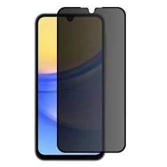 Samsung Galaxy A15 / A15 (5G) Hærdet Beskyttelsesglas m. Privacy Funktion - Gennemsigtig