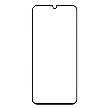 Xiaomi Redmi 13C (4G) / 13C (5G) / Poco C65 Hærdet Beskyttelsesglas - Case Friendly - Gennemsigtig / Sort Kant