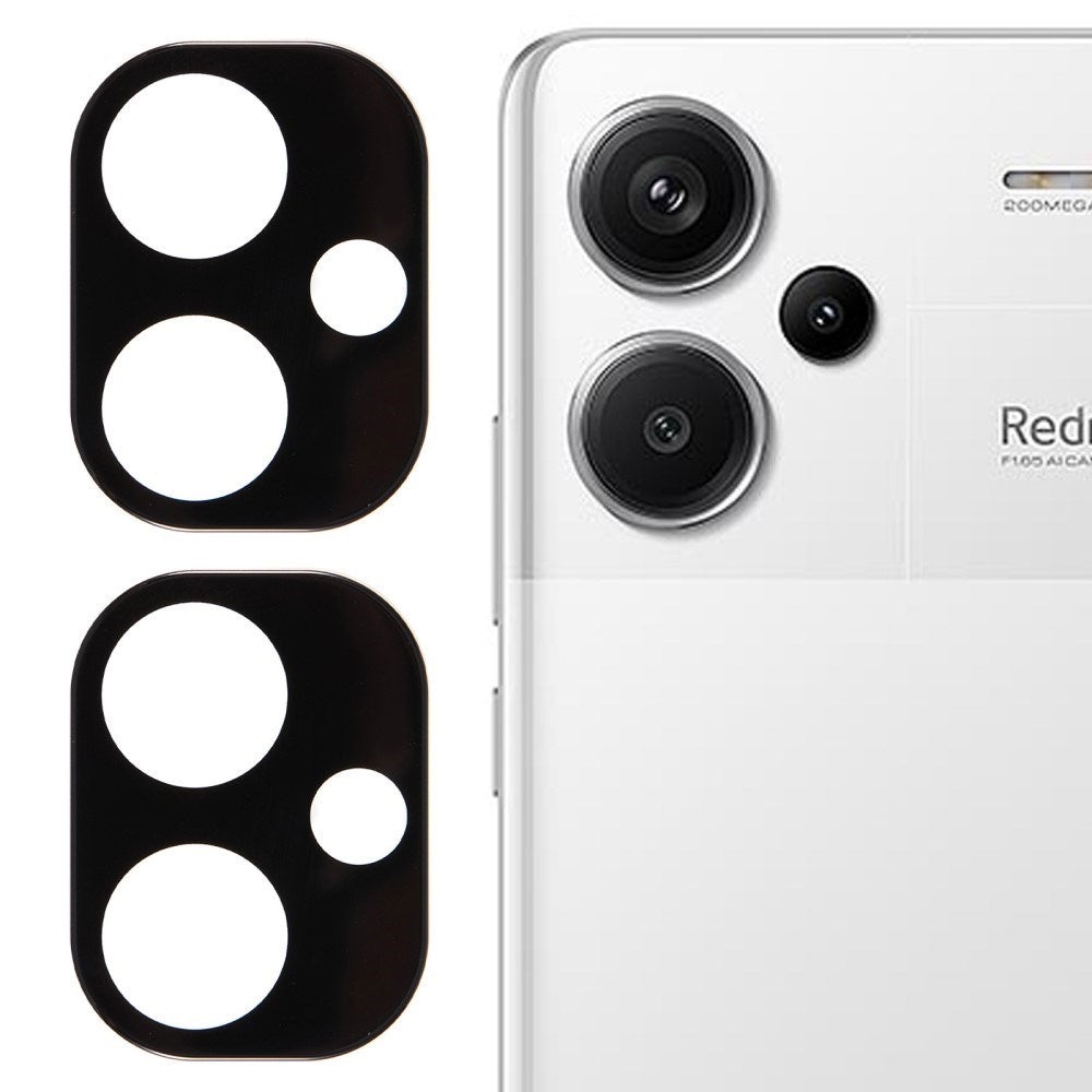 Xiaomi Redmi Note 13 Pro+ (Plus) Kameralinse Beskyttelsesglas - 2-Pak - Sort