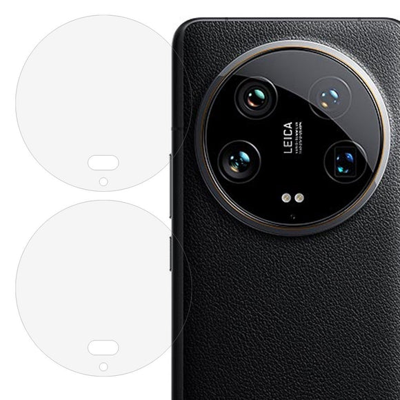 Xiaomi 14 Ultra Kameralinse Beskyttelsesglas - 2-Pak - Gennemsigtig