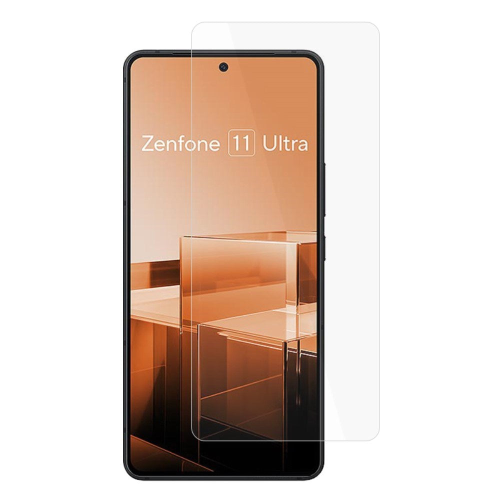 Asus Zenfone 11 Ultra Hærdet Glas Skærmbeskyttelse - Case Friendly - Gennemsigtig