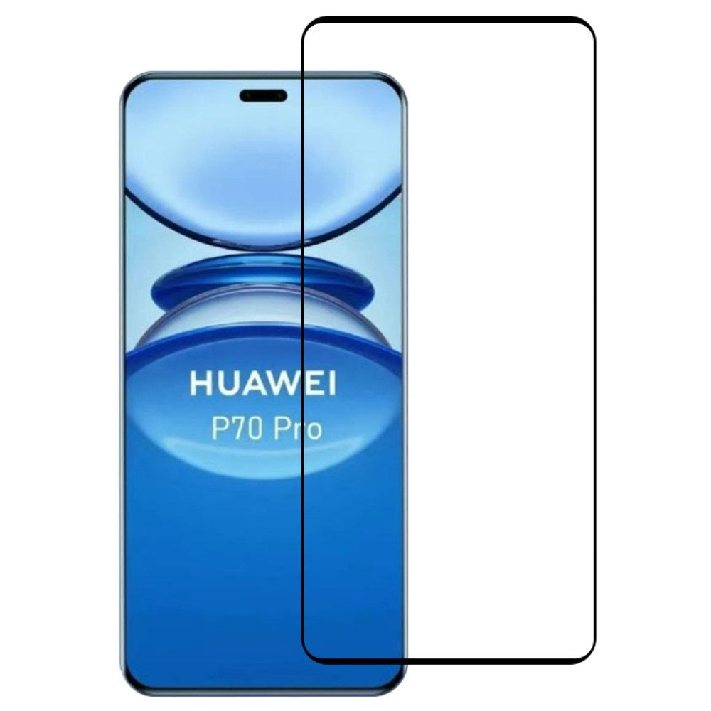 Huawei Pura 70 Pro / 70 Pro+ (Plus) / 70 Ultra Hærdet Skærmbeskyttelsesglas - Gennemsigtig / Sort