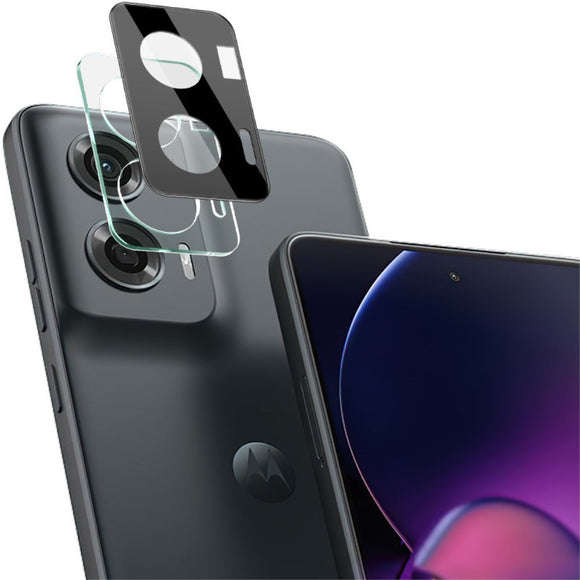 Motorola Moto G Stylus 5G (2024) IMAK Beskyttelsesglas til Kameralinse - Gennemsigtig / Sort