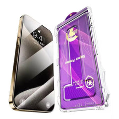 iPhone 11 Pro / XS / X Skærmbeskyttelsesfilm m. Monteringsramme - Gennemsigtig