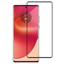 Motorola Edge 50 Fusion Full Fit Skærmbeskyttelsesglas - Gennemsigtig / Sort Kant