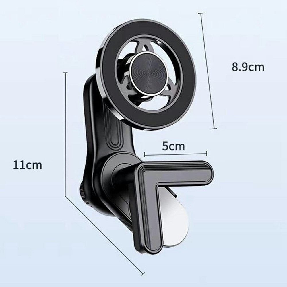 Mobilholder til Tesla Model 3 / Y (2020-22) m. Magnet - MagSafe Kompatibel - Sort