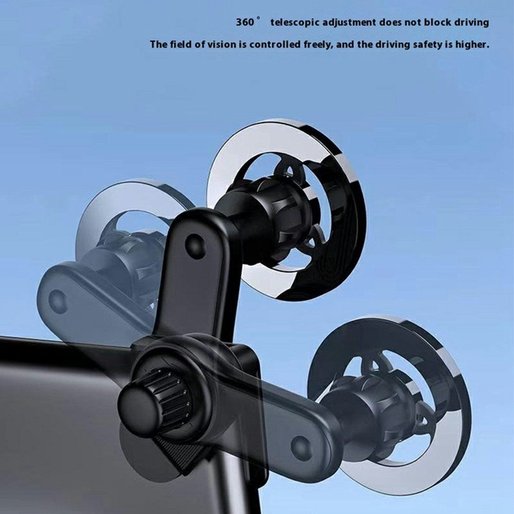 Mobilholder til Tesla Model 3 / Y (2020-22) m. Magnet - MagSafe Kompatibel - Sort