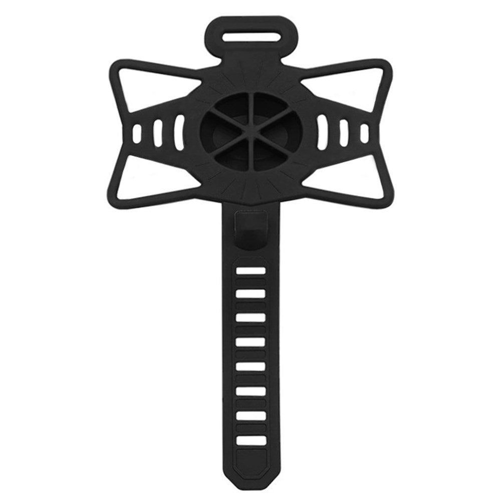 Universal Mobilholder til Cykel - Fleksibelt Silikone - Mobilmål: ca. 120 - 180mm - Sort