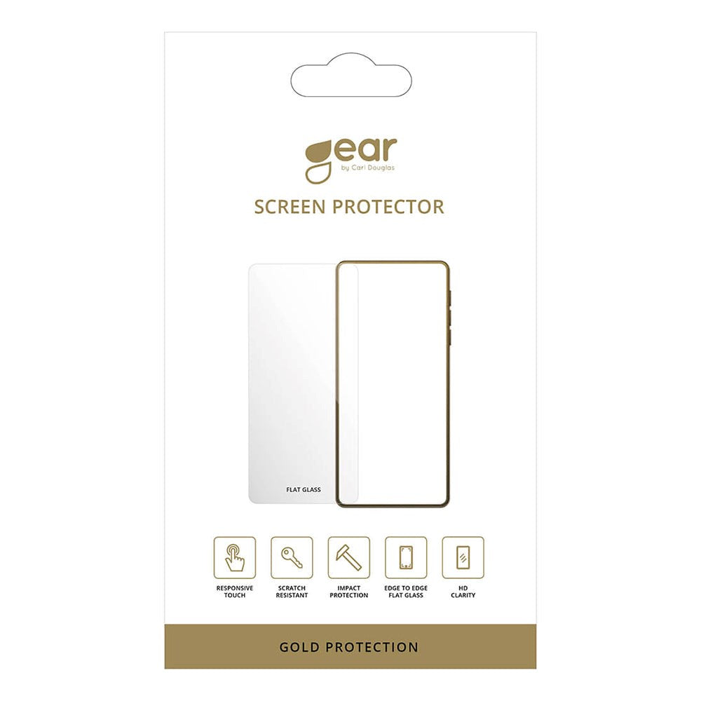 iPhone 15 Pro Max GEAR Case-Friendly Skærmbeskyttelse - Gennemsigtig
