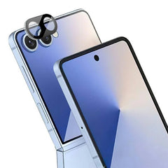Samsung Galaxy Z Flip7 Kameralinsebeskyttelsesfilm - Sort