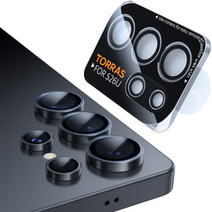 Samsung Galaxy S26 Ultra TORRAS Hærdet Kameralinsebeskyttelsesglas - Sort