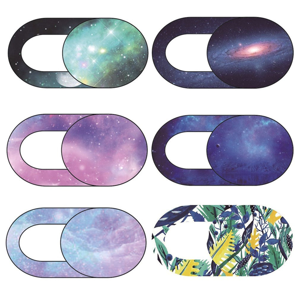 6 Styk Webcam Cover m. Motiv