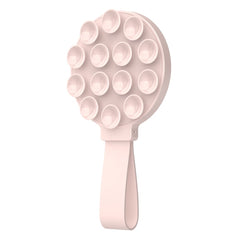 Silikone Sugekop Mobilholder m. Rem - MagSafe Kompatibel - Lyserød