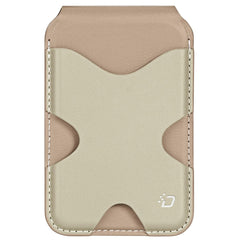 DUX DUCIS Magnetisk Kortholder til 5 Kort m. Ståfunktion - MagSafe Kompatibel - Beige