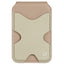 DUX DUCIS Magnetisk Kortholder til 5 Kort m. Ståfunktion - MagSafe Kompatibel - Beige