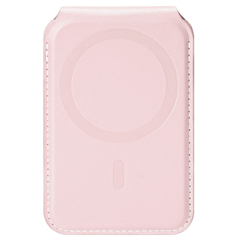 DUX DUCIS Magnetisk Kortholder til 5 Kort m. Ståfunktion - MagSafe Kompatibel - Lyserød