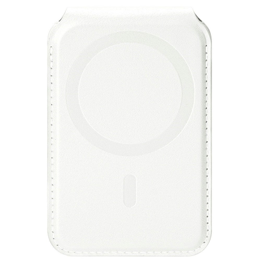 DUX DUCIS Magnetisk Kortholder til 5 Kort m. Ståfunktion - MagSafe Kompatibel - Hvid / Grøn