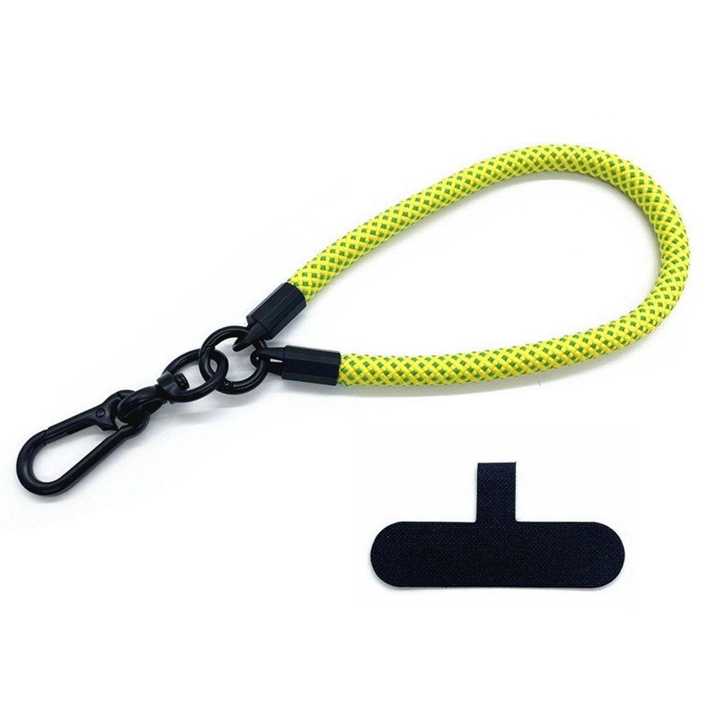 Polyester Håndledsstrop m. Indlægningsplade - 30cm - Gul / Grøn
