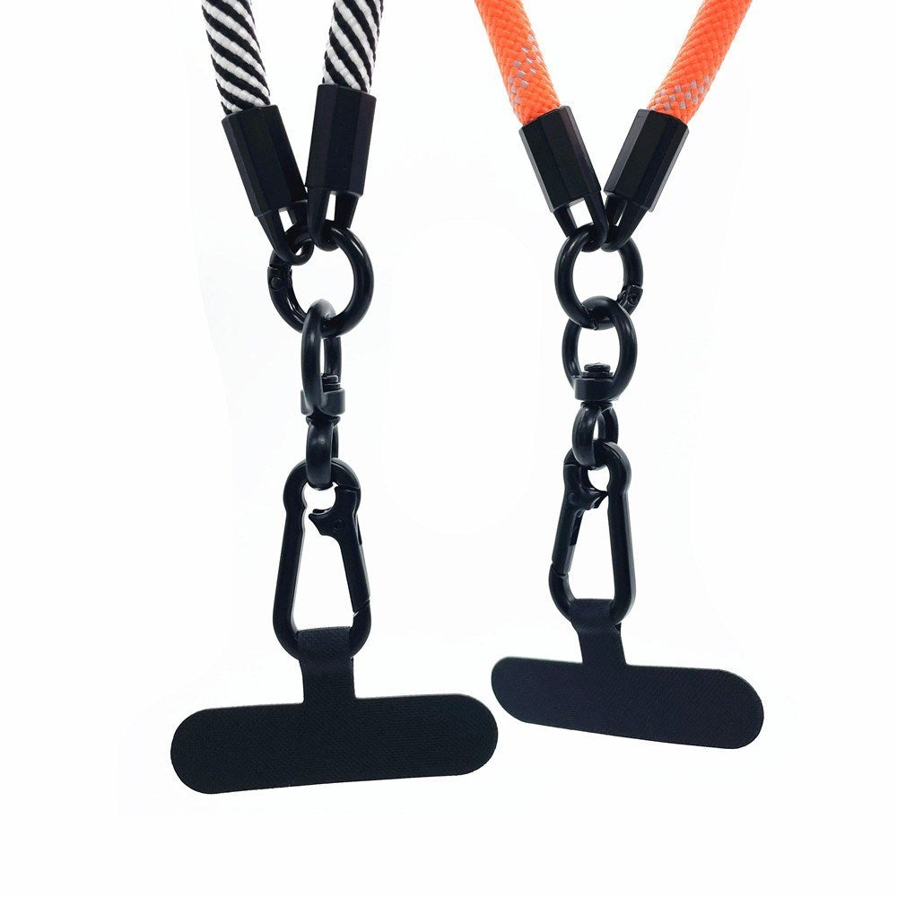 Polyester Håndledsstrop m. Indlægningsplade - 30cm - Hvid / Sort
