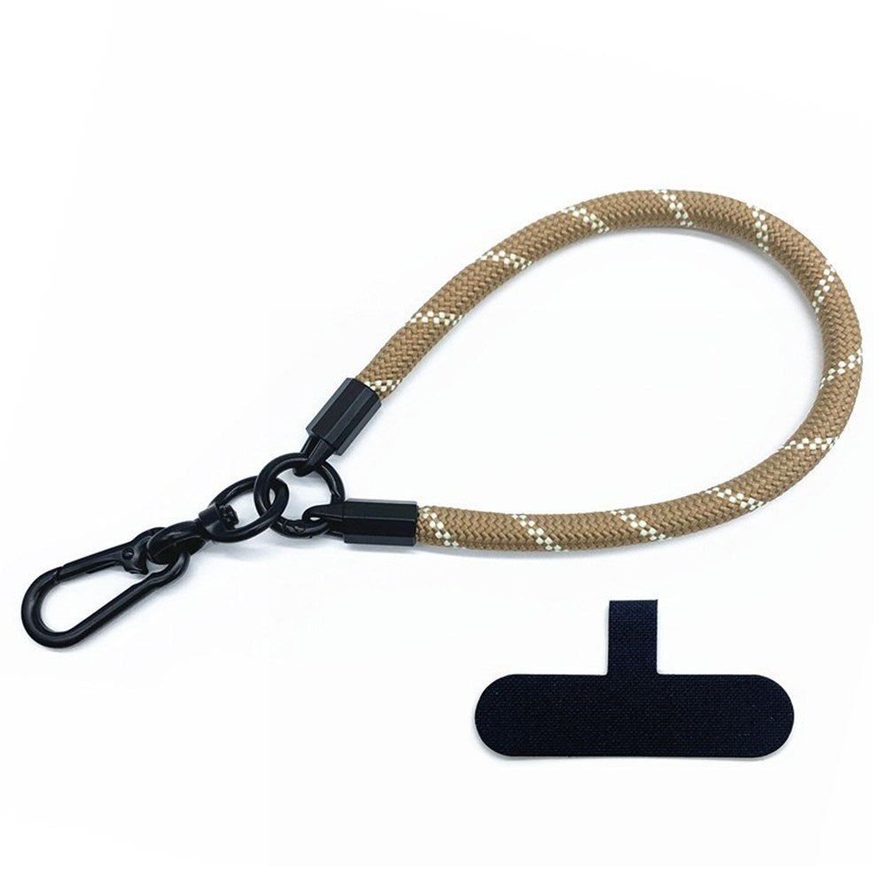 Polyester Håndledsstrop m. Indlægningsplade - 30cm - Beige / Hvid