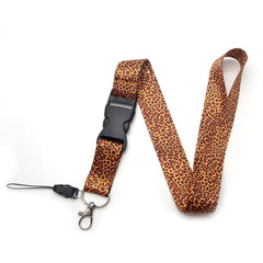 Keyhanger med Karabinlås og Strop - Leopard