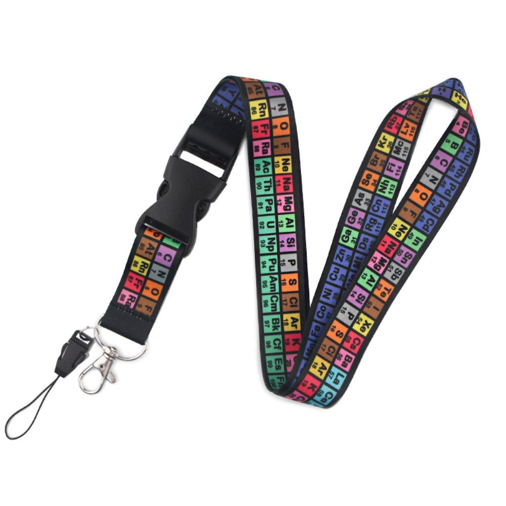 Keyhanger med Karabinlås og Strop - Det Periodiske System