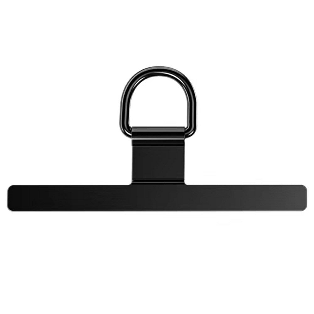 Universal Indlægningsplade m. Metal Ring - Sort