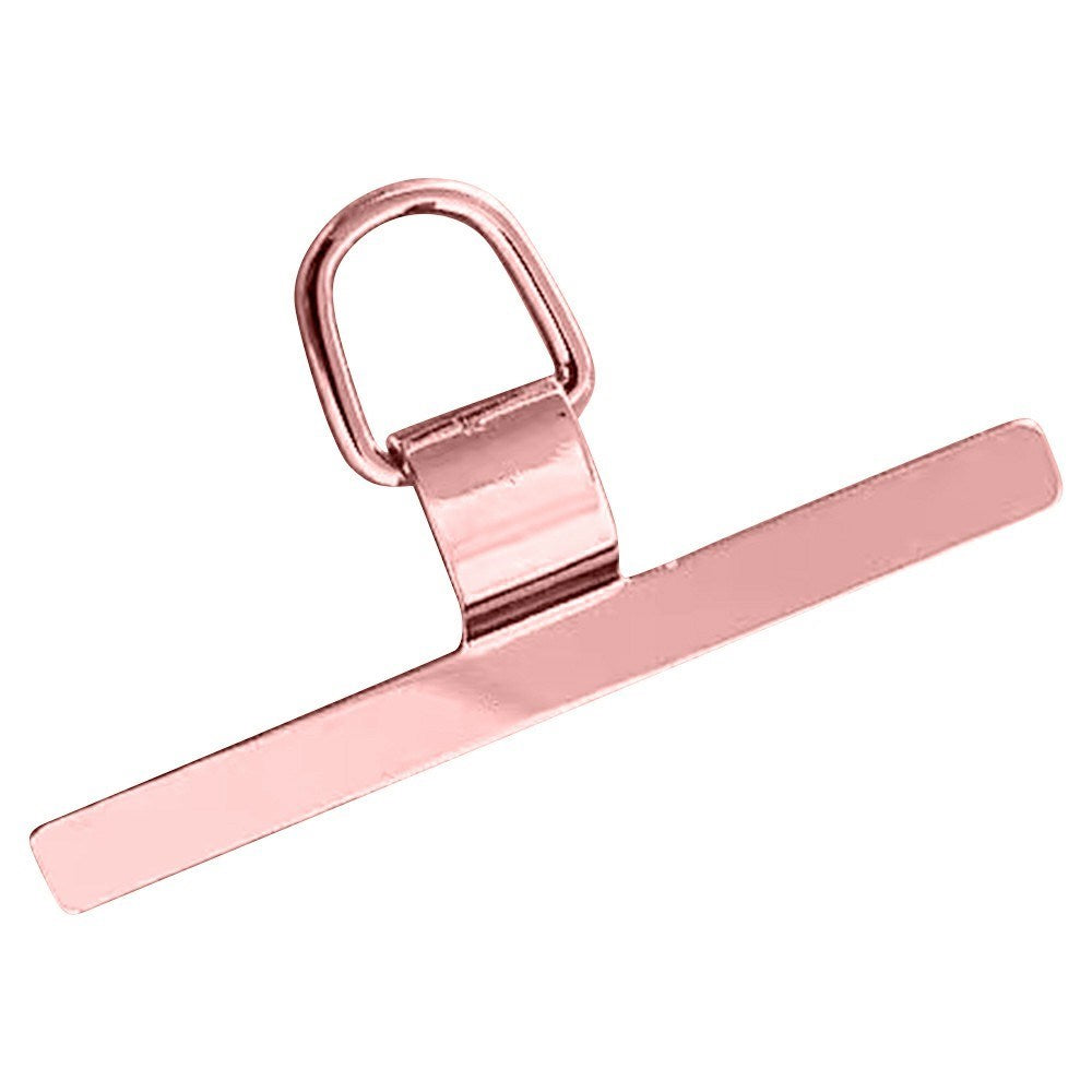 Universal Indlægningsplade m. Metal Ring - Rose Gold