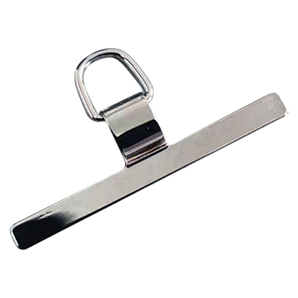 Universal Indlægningsplade m. Metal Ring - Sølv